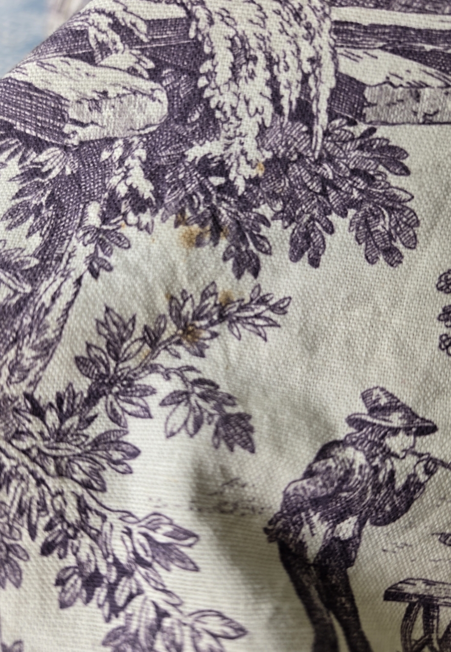 Full Bedskirt Laura Ashley English Country Purple - Picture 5 of 6